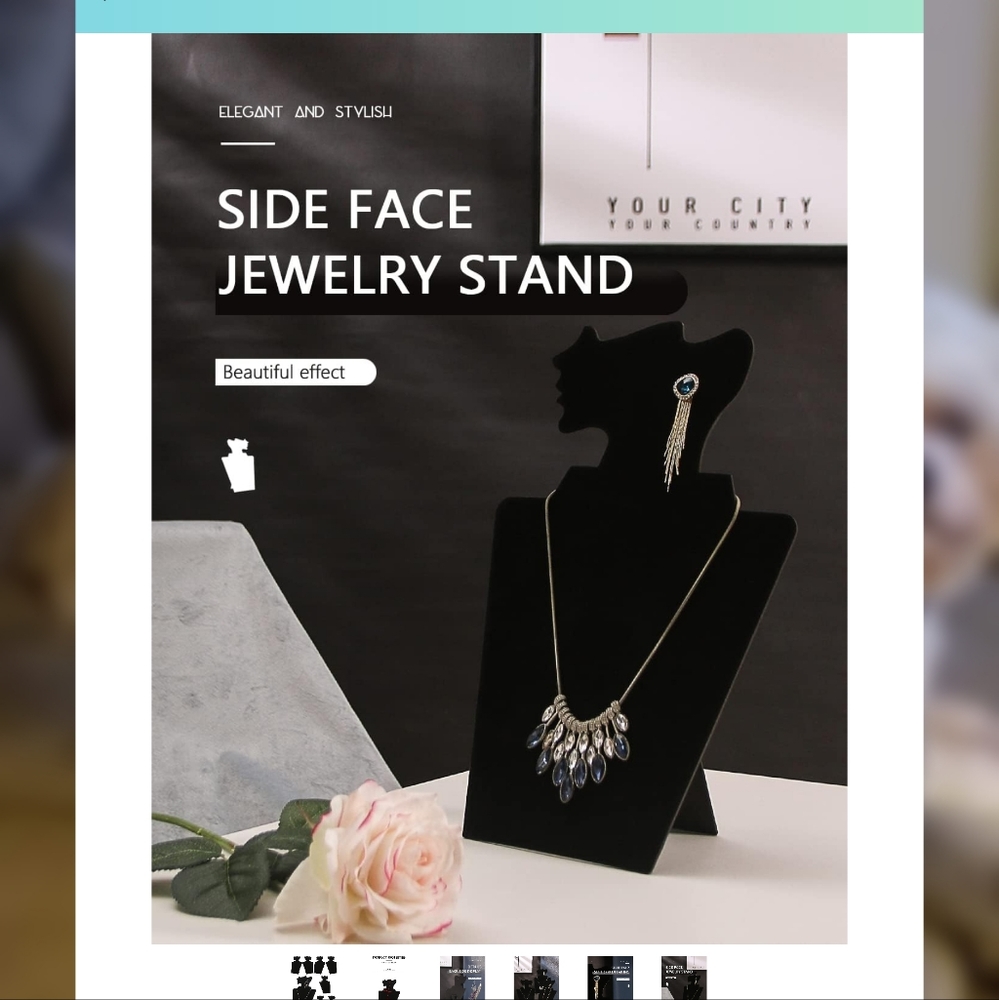 NWT: EARRINGS AND NECKLACE DISPLAY STAND - Picture 6 of 9